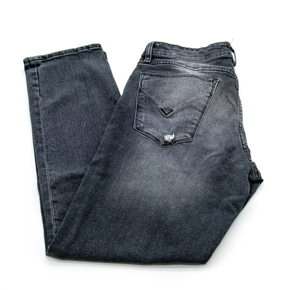 Hudson Blake Slim Straight Jeans / Medium Wash Black / Men's 32x30